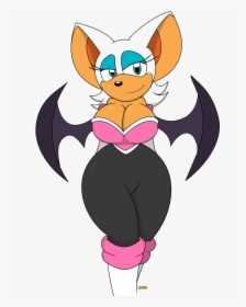 Rouge The Bat - Cartoon, HD Png Download, Transparent PNG