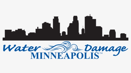 Golden Valley Buffalo Water Damage Minneapolis Osseo - Minneapolis Skyline Silhouette Transparent, HD Png Download, Transparent PNG