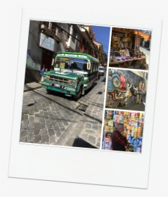 La Paz City Collage - Vintage Car, HD Png Download, Transparent PNG