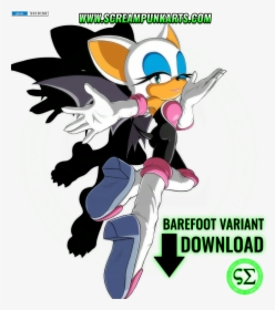 Fanart Rouge The Bat - Screampunkarts, HD Png Download, Transparent PNG