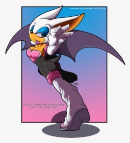 Illustrated By Sonicdash 2011 06 24 Rouge The Bat Ioth - Cartoon, HD Png Download, Transparent PNG