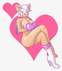 Rouge The Bat - Cartoon, HD Png Download, Transparent PNG