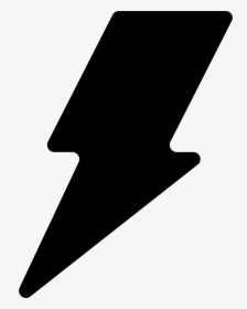 Transparent Lighting Bolt Png - Thunder Icon Free, Png Download, Transparent PNG