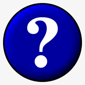 Blue Circle Question Mark, HD Png Download, Transparent PNG