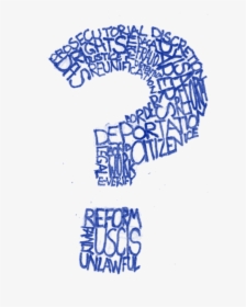 Know Your Rights Question Mark - Calligraphy, HD Png Download, Transparent PNG