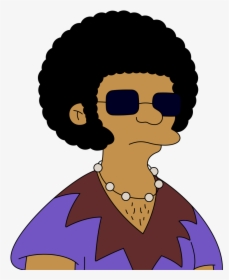 Afro Guy From Simpsons, HD Png Download, Transparent PNG