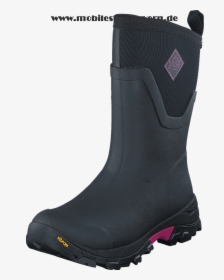Muckboot Arctic Ice Mid Black/hot Pink - Work Boots, HD Png Download, Transparent PNG