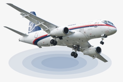 Sukhoi Superjet - Airbus A320 Family, HD Png Download, Transparent PNG