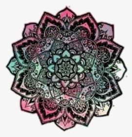#tumblr #mandala 💕🎶 Sticker #1 - Mandalas Arcoiris, HD Png Download, Transparent PNG