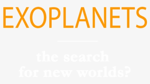 Exoplanetes Titre Anglais - Orange, HD Png Download, Transparent PNG