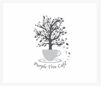 Purple Tree-01 - Flowerpot, HD Png Download, Transparent PNG