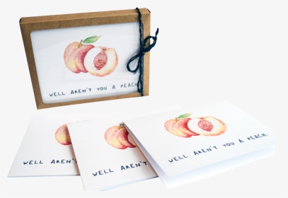 You Re A Peach Notecard Set - Pepperoni, HD Png Download, Transparent PNG