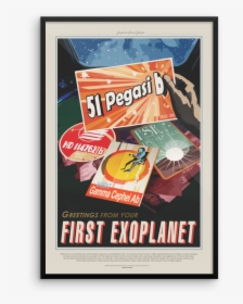 Mockup Wall Original - 51 Pegasi B First Exoplanet, HD Png Download, Transparent PNG