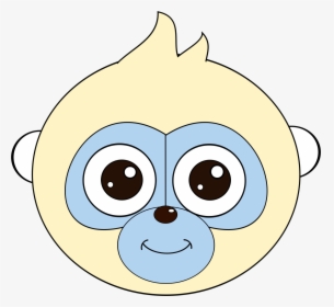 Monkey Clip Arts - Animal Face Clipart Monyet, HD Png Download, Transparent PNG