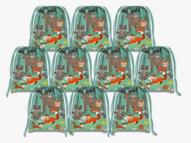 Woodland Animals Drawstring Tote Bag - Backpack, HD Png Download, Transparent PNG