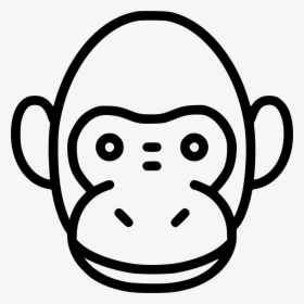 Lineart Monkey Head - Luffy One Piece Desenho, HD Png Download