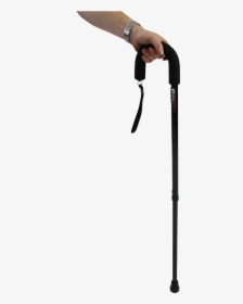 Crook Handle Black Walking Stick   Class - Garden Tool, HD Png Download, Transparent PNG