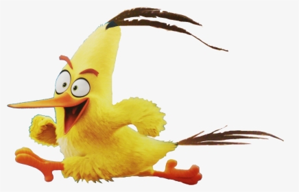 Transparent Angry Bird Png - Angry Birds Movie Chuck Running, Png Download, Transparent PNG