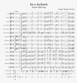 I M A Jayhawk Sheet Music Trumpet, HD Png Download, Transparent PNG