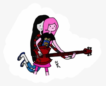 Transparent Bubble Bass Png - Marceline With Her Bass, Png Download, Transparent PNG