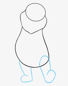 How To Draw Winnie The Pooh - Line Art, HD Png Download, Transparent PNG