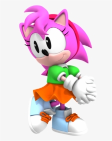 Classic Rosy The Rascal Wttp3 4 By Nibroc Rock-d9ihdl4 - Sonic Classic Amy Rose, HD Png Download, Transparent PNG