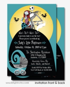 Nightmare Before Christmas Party Invitations, HD Png Download, Transparent PNG