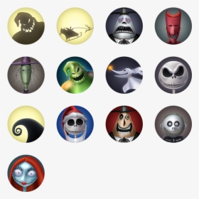 Printable The Nightmare Before Christmas Characters, HD Png Download, Transparent PNG