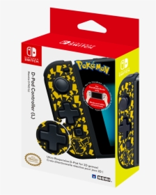 D Pad Controller - Hori Nintendo Switch D Pad Controller L Pikachu, HD Png Download, Transparent PNG