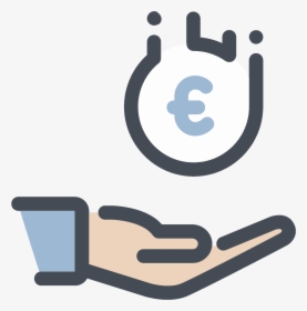 Empfange Euro Icon - Receive Money Icon, HD Png Download, Transparent PNG