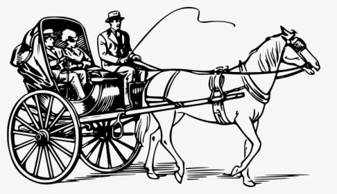 Old Fashioned Horse And Carriage, HD Png Download, Transparent PNG