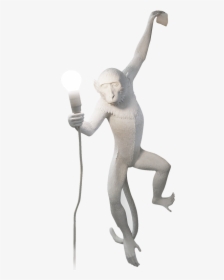 Seletti Monkey Lamp, Hanging-0 - White Monkey Lamp, HD Png Download, Transparent PNG