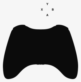 Xbox Controller Silhouette Vector, HD Png Download, Transparent PNG