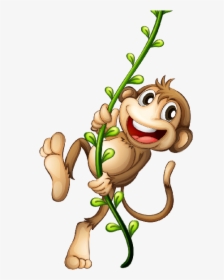 Cartoon Monkey Transparent Background, HD Png Download, Transparent PNG
