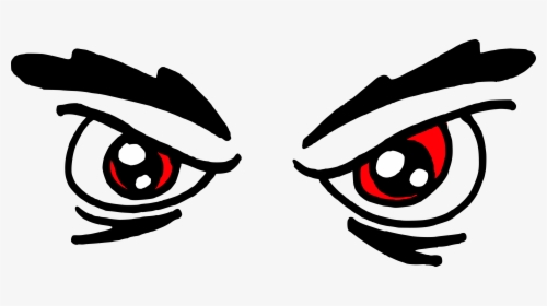 Clip Art Angry Eyes Png - Angry Eyes Clip Art, Transparent Png, Transparent PNG