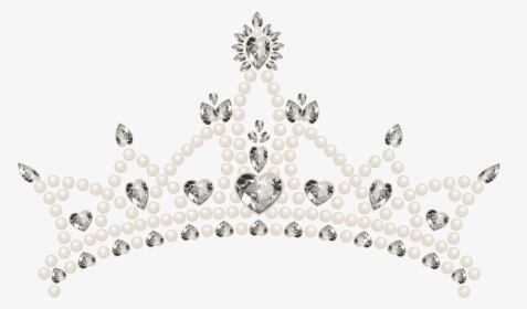 Tiara Crown Clip Art - Transparent Background Princess Tiara Clipart, HD Png Download, Transparent PNG