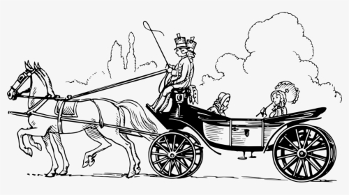 Chariot,art,horse Tack - Chariot Black And White, HD Png Download, Transparent PNG