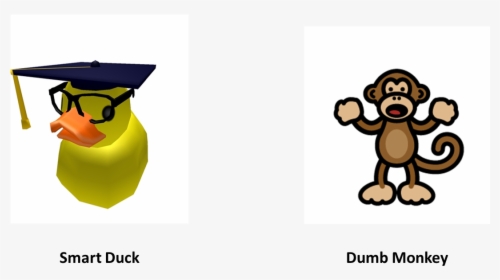 Png Transparent Library The Smart Duck And - Monkey, Png Download, Transparent PNG