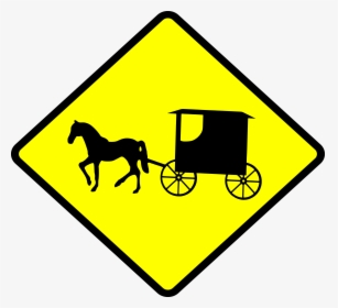 Buggy Crossing Vector Image Free Stock Photo - Amish People, HD Png Download, Transparent PNG