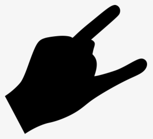 Finger Rock Cool Svg Png Icon Free Download - Cool Icon Png, Transparent Png, Transparent PNG