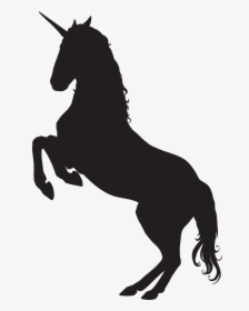 Mustang Pony Mane Stallion Dog - Unicorn Silhouette Png, Transparent Png, Transparent PNG