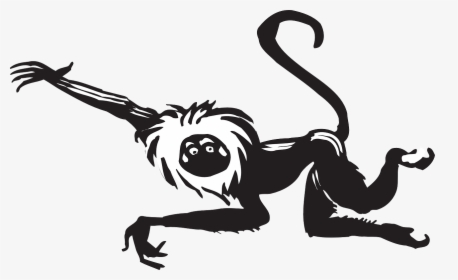 Transparent Hanging Monkey Png - Tribal Monyet, Png Download, Transparent PNG