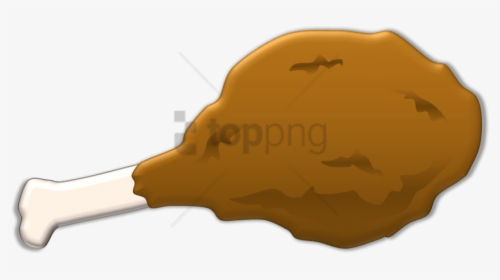 Free Png Chicken Leg Png Png Image With Transparent - Fried Chicken Leg Clipart, Png Download, Transparent PNG