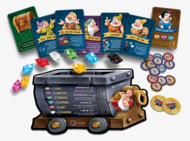 Snow White And The Seven Dwarfs - Snow White And The Seven Dwarfs A Gemstone Mining Game, HD Png Download, Transparent PNG