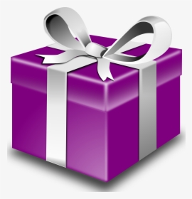 Svg Boxes Favor - Purple Present, HD Png Download, Transparent PNG