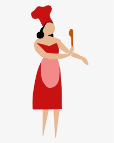 Transparent Cooking Png - Lady Cook Logo Png, Png Download, Transparent PNG