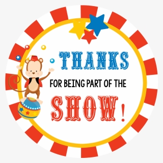 Circus Party Favor Tag, HD Png Download, Transparent PNG