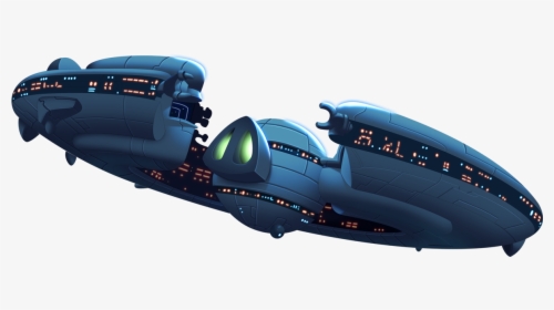 Spaceship Png Clipart - Transparent Background Space Ship Png, Png Download, Transparent PNG