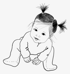 Baby, Toddler, Cute, Child, Infant, Children, Adorable - Desenho Para Colorir Tumblr Bebe, HD Png Download, Transparent PNG