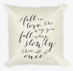John Green Quote From Fault In Our Stars Throw Pillow - Bella Rosa Boutique, HD Png Download, Transparent PNG